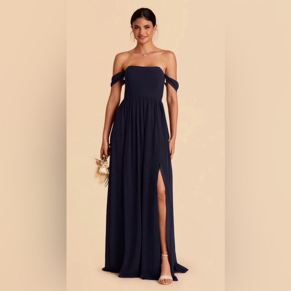 Birdy Grey Navy Strapless Dress